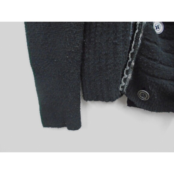 Free people Cozy Admiral's Jacket Sweater Womens Size M 19235217 Black - Picture 4 of 11